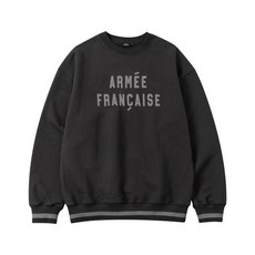 카네이테이 ARMEE FRANCAISE CREWNECK (CHARCOAL)