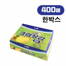크린랩 크린장갑 400매 x 10개 뽑아쓰는 위생장갑, 400개입