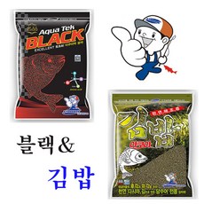 경원아쿠아텍 블랙과김밥2종류 아쿠아시리즈와혼합사용 집어력을극대화, 1개, 380ml