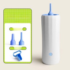 더엘픽 풍선바람넣는기계 자동 자동펌프 공기주입기, 1개, 블루