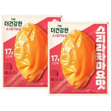 더건강한 소스닭가슴살 스리라차마요맛, 100g, 2개