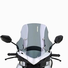 혼다 슈퍼커브 125 C125 튜닝 윈드스크린 숏 파츠 바이저 부품 아사히 순정, B. 브라운 40CM 검은색 테두리 포함