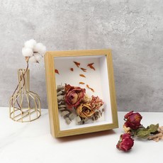 레디박스 감성 장식 입체 관액자, 우드, 1개