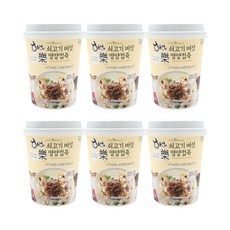 푸른가족 쇠고기버섯 영양컵죽, 33g, 6개