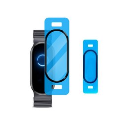 Xiaomi band 8 小米手環 8 自動定位熱彎軟膜保護貼, 詳見包裝, 1個