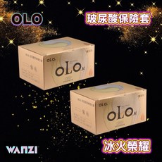 OLO 玻尿酸男性衛生套 10入裝, 1個, 榮耀冰火2盒