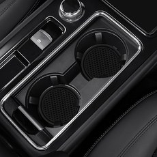 4팩 자동차 홀더 네오프렌 여성용 7CM 레오파드 75인치 컵받침 패드 홀더용 프린트, 블랙.