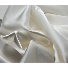 고급 공단 도톰 원단 광폭 광택 폴리 드레스 웨딩 배경 돌상 테이블보 선물 보자기, 1개, 화이트