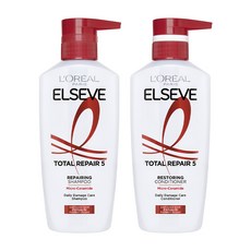 로레알파리 토탈리페어5 샴푸 400ml+컨디셔너 375ml 2종세트, 1세트