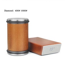 拾光優選好物 金剛石快速磨刀神器多功能廚房滾筒家用圓形滾輪菜刀小刀磨刀石, 1個, （二角度-圓形磨刀器）400#1000#