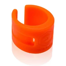 ENLEE 자전거 보호 기어 도로 산악 프레임 충돌 고무 링 가드 체인 보호대 스티커 당 4 개, 01, 02 Orange