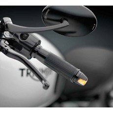 RIZOMA SGUARDO 手把方向燈 FR060B 台灣公司貨 端子方向燈 高亮度LED 安全性佳, 黑色,一對兩顆, 1個