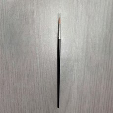 나일론 수채화붓 유화 아크릴 석고 드로잉 페인트브러시 세트 다기능 전문화방용품, 1개, 블랙 막대 황모 곡선펜 블랙