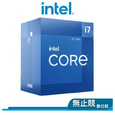 Intel 英特爾 Core i7-12700 處理器 CPU LGA 1700腳位 12代, I7-12700K