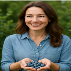 수입산 생 블루베리, 1개, 250g 18-20mm