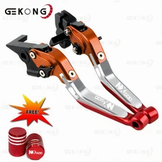 조정 가능한 접이식 확장형 브레이크 클러치 레버 혼다 NX500 NX 2023 오토바이 CNC, 01 AD