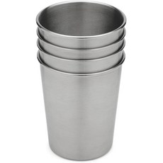 폭스런 토들러 트레이닝 유아동컵, 4개입, Stainless Steel