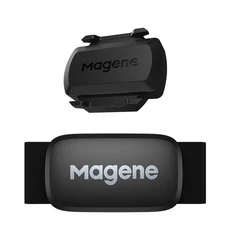 Magene심박수 센서 및 스포츠 모니터 H64 듀얼 모드 ANT 블루투스 가슴 스트랩 사이클링 컴퓨터 자전거, 02 S3 and H64 Sensor, S3 and H64 Sensor