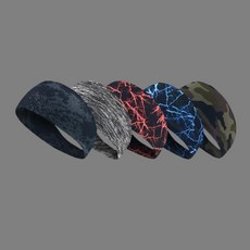 라온텐 운동 스포츠 땀흘림방지 땀 흡수 헤어밴드 런닝 머리밴드 머리띠, 1개, 밀리터리(military)