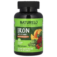 NATURELO 내추렐로 비타민C 함유 철분 베지 캡슐 180정, 1개