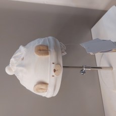 압소바 귀여운 곰돌이 면좋은 신생아 모자