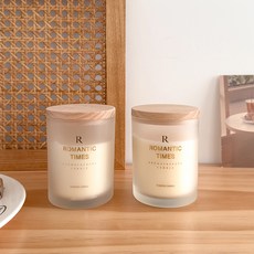 KOUJI 叩吉好物 精油香薰蠟燭，天然精油，持久香氛，淨化空氣，舒緩身心, 165g, 1個, 羅勒柑橘