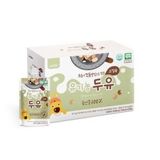 루솔 고칼슘 유기농 두유 1박스10팩 선물박스