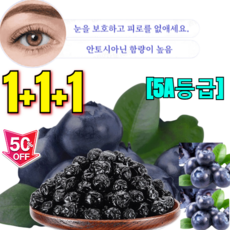 1+1+1 타이완산 특급 무설탕 블루베리 건조과일 무설탕 건블루베리 100% 유기농 건블루베리, 900g