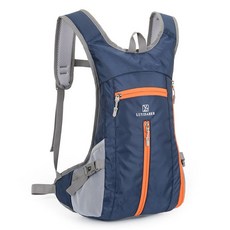 戶外登山包旅遊雙肩男女防水超輕徒步旅行揹包行包跑步出行便攜, 深藍色