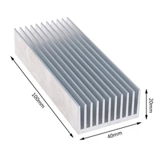 40×40×20/100×40×8/100×40×20/100×100×18mm 압출 알루미늄 방열판 고전력 LED IC 칩 쿨러 라디에이, 04 100x40x20m