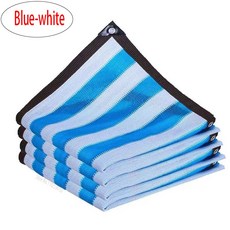 차광망 그늘막 야외 차양막 차양 우산 캐노피 천은 정원 온실 차고에 사용됩니다., [00] Blue White