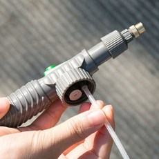 자동급수장치 FLOWERS SPRAL 정원 분무기 고압 물 호스 노즐 조절 가능한 스프레이 건 물주기용 ﻿, 01 Water gun 3