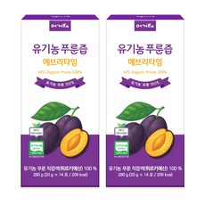 머거요 유기농 푸룬즙 에브리타임 NFC 착즙 푸룬주스, 2개, 280g