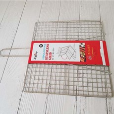 지피니 다용도 스테인레스 손잡이 석쇠 그릴, 1개