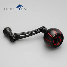 스피닝 릴 싱글 로커 암 교체 알루미늄 노브, 1개, 4. Black6570 Red38mm