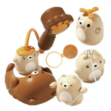 벨루키어 물총 샤워기 곰돌이 보트 목욕놀이 belucQQ803, 5개