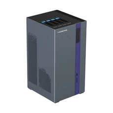 모어파인 MNAS-X1 AI AMD 라이젠 ™ 7pro 8845HS 서버 스토리지 미니 PC 듀얼 10G 네트워크 스토리지 홈 NA, 01 N1 AI 8845HS, 04 64GDDR5 512GB SSD