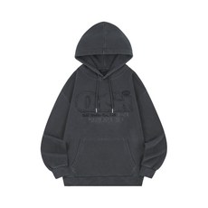 매장정품 오드스튜디오 ODDSTUDIO ODSD 피그먼트 데미지 오버핏 후드 - CHARCOAL 5005793874 126053