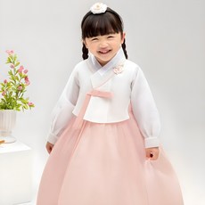 geumdong hanbok 袖口蕾絲 女童用 兒童韓服套裝 AW159
