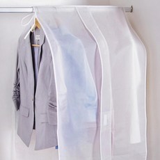 옷먼지커버 행거 가리개 커버 덮개 반투명 옷 의류 옷장 가림막 커버 부직포옷커버 코트커버, 1개