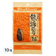 챠챠 해바라기씨 카라멜맛, 260g, 10개