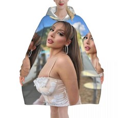 아일리바 싱어 투어 블랭킷 후디 웨어러블 대형 포켓 수면 가방 부드럽고 아늑한 원지, 6. 12