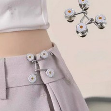바지 허리조절 클립 청바지 사이즈조절 핀 허리줄임 고정핀 의류보정 간편조절, 1개, 상세페이지 참조
