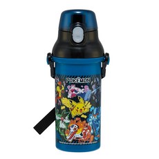포켓몬25 어깨끈 원터치 어린이물통 480ml, 단품, 1개
