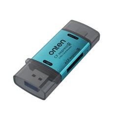 ONTEN CFexpress Type B 讀卡機 USB3.2 Gen 2 10Gbps OTN-CR633, 綠, 1個, OTN-CR633/保固180天