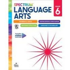 書本熊 Spectrum Language Arts Workbook 1-7 級 9781483871349, Workbook Grade 6