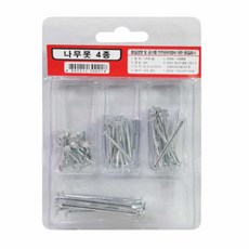 인프마켓 소형 나무못 대못 세트 목공용못 가구용못 목공못