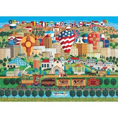 [4] RoseArt - Home Country- Cape Ann - 성인용 1000피스 직소 퍼즐, 케이프 앤, 1개