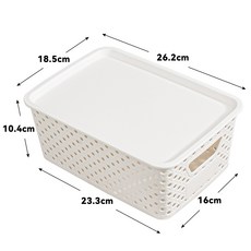 DFMEI 透明桌面收納盒亞克力零食書本積木玩具雜物客廳廚房冰箱收納日常, 1個, 收納筐12個裝【帶蓋】
