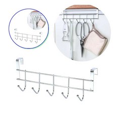 쌍문상회 지금 필요한 문 조리도구걸이 도어훅 행주걸이 도어행거 도어후크 싱크대 행거 도어 싱크대행주걸이 싱크대도어행거 31872EA, 본상품